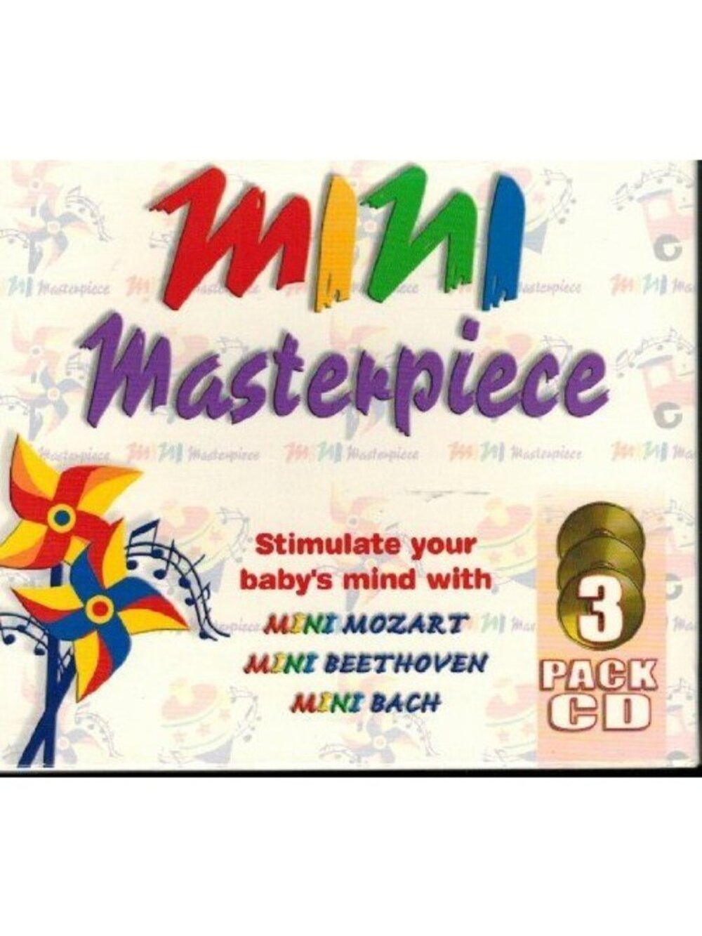 Mini Masterpiece Stimulate Your Baby's Mind 3 CD Set Mozart Beethoven Bach